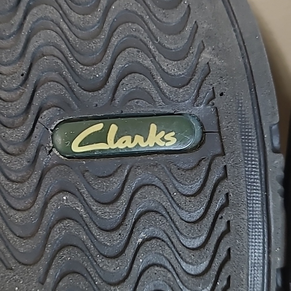 Clarks Black Touareg Leather Lace-Up Oxfords size 10.5 - Picture 10 of 10